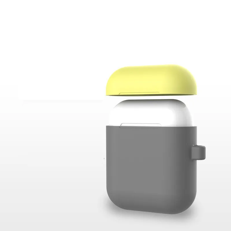 Силиконовый защитный чехол для Apple Airpods ударопрочный Bluetooth гарнитуры AirPods