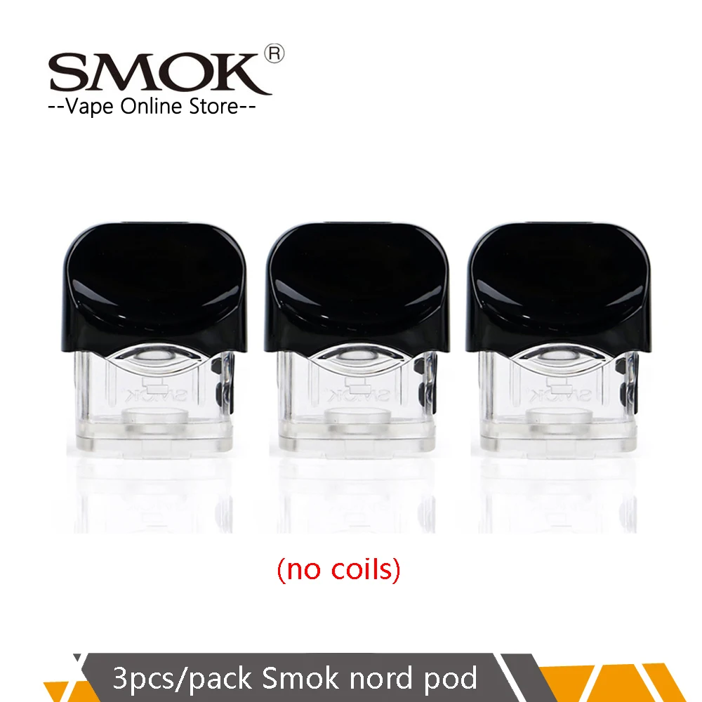 Smok vape аксессуары 3 шт./упак. Nord pod мл картридж без сменных катушек для coil nord