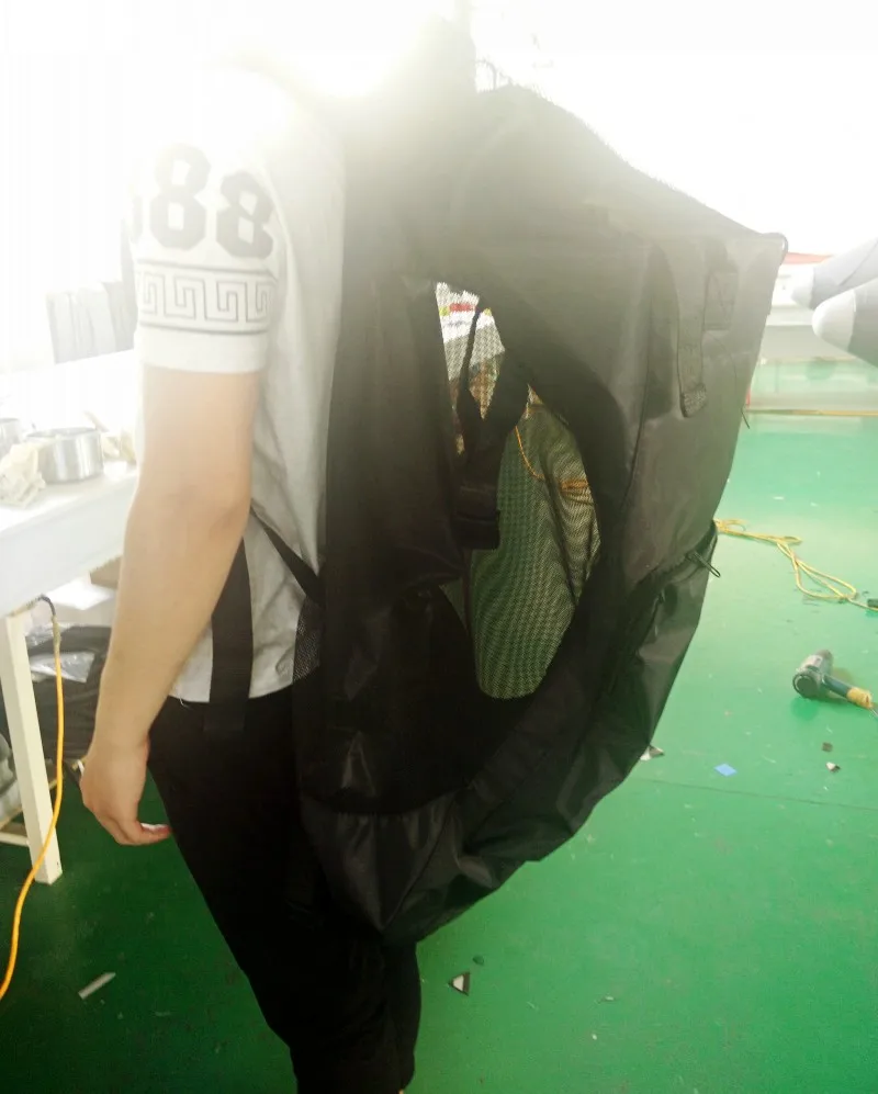 Хорошее качество черная сумка для доски серфинга с сеткой светильник легкой