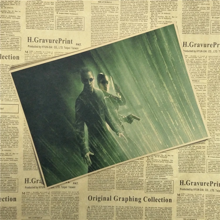 The Matrix ретро постер к фильму художественная бумага для рисования картины