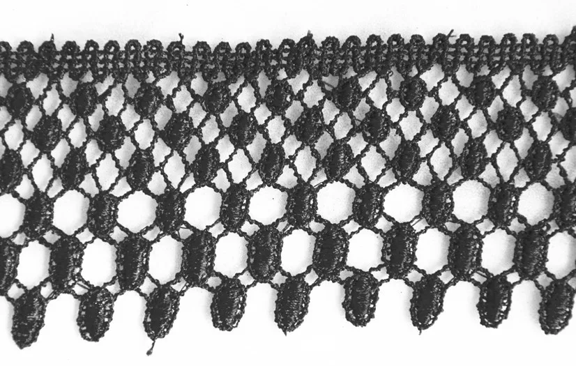 Вышитая аппликация в венецианском стиле пустотелая кружевная ткань водостойкая