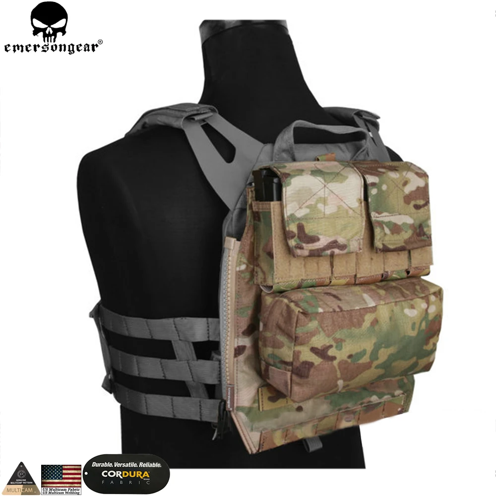 EMERSONGEAR рюкзак на молнии для AVS JPC 2 0 жилет охоты страйкбола пейнтбола черный