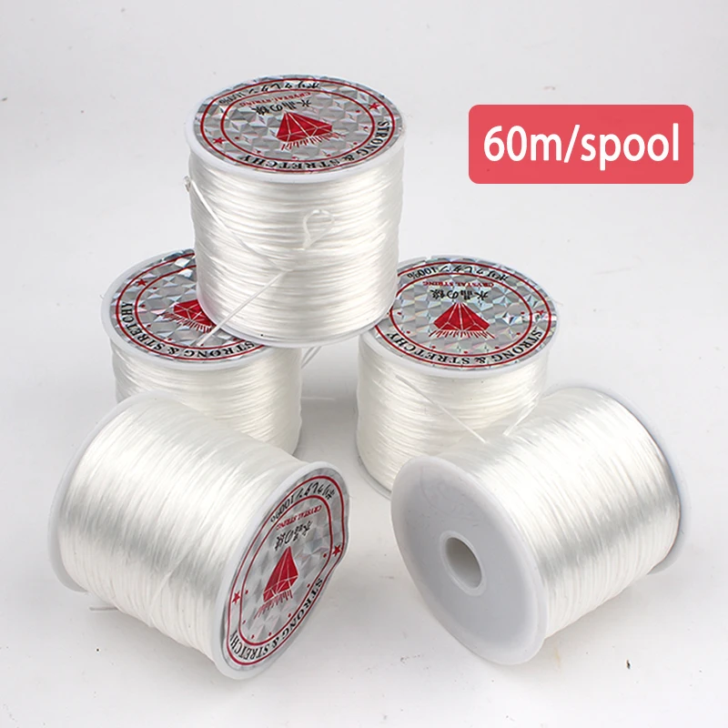 2 шт. эластичный шнур для браслета 120 м|stretch cord|cord elasticcrystal line |