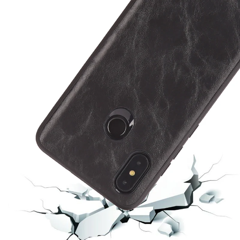 Роскошный чехол для телефона Xiaomi Mi 8 lite A1 A2 Mix 2S Max 3 с вощеной кожей мягкий Redmi Note 5 6