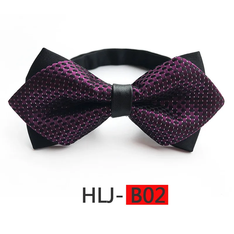 Мужской галстук бабочка SCST фиолетовый Шелковый Тонкий 20 цветов 100|bow tie for men|mens bow