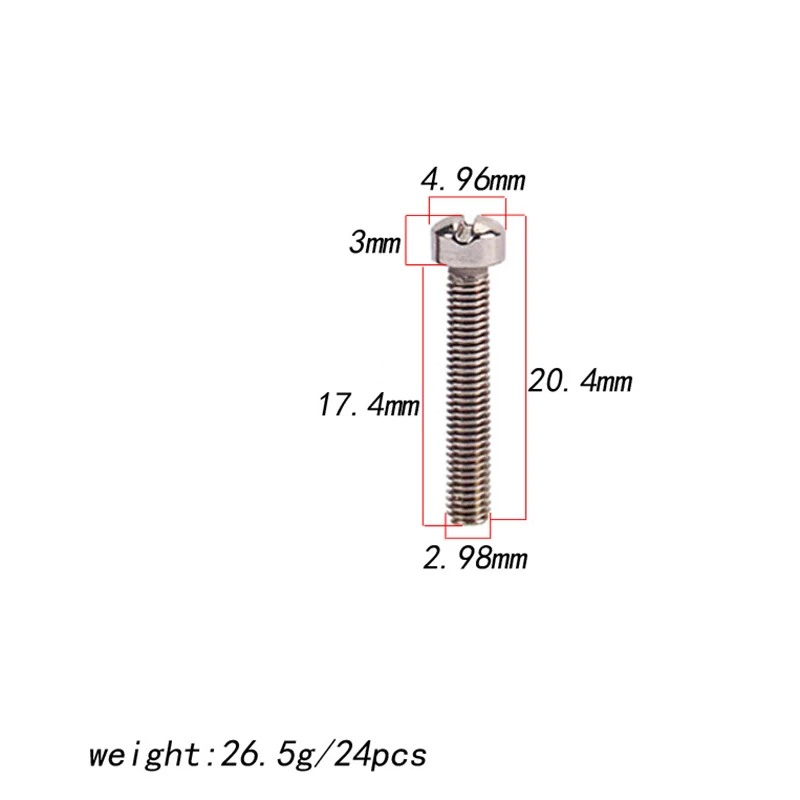 Горячая 24 шт. звукосниматель для гитары хамбакер полюсные винты портативный