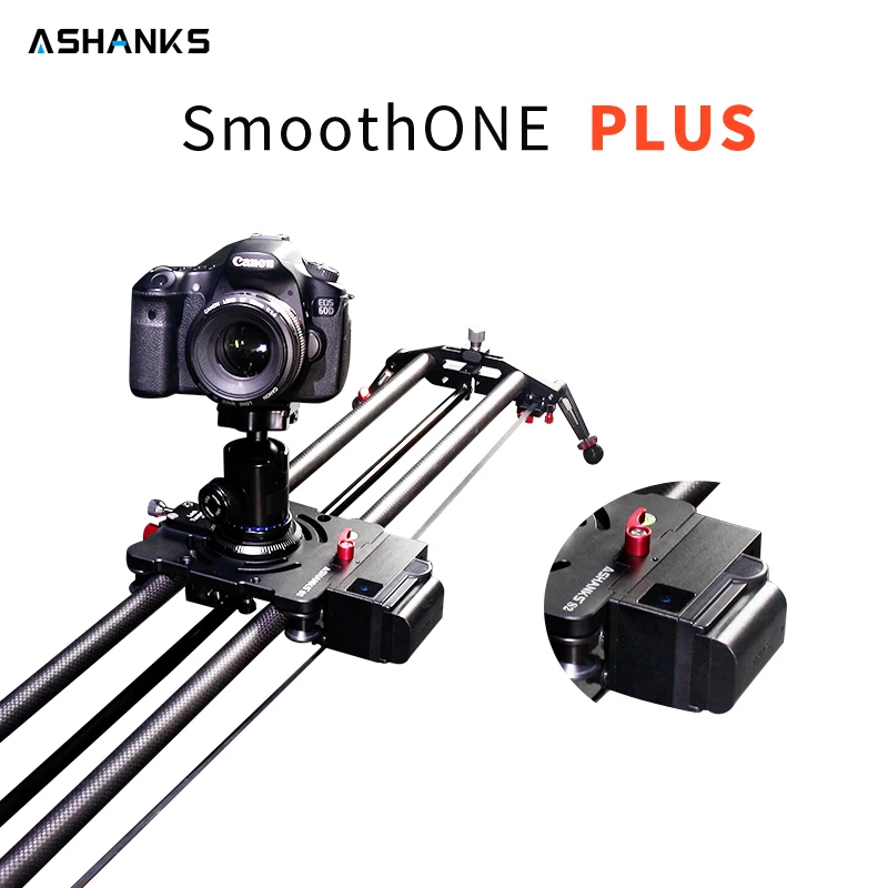 ASHANKS Carbon Camera Slide Follow Focus Pan Моторизованный контроль за электроникой Dolly Slider Track Rail