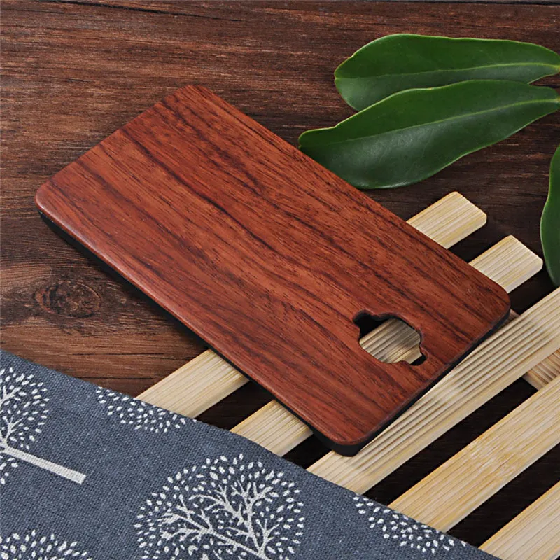 Для Oneplus 3 Three Case Деревянный чехол для One Plus Hard Bamboo RoseWood + PC Чехлы ручной работы