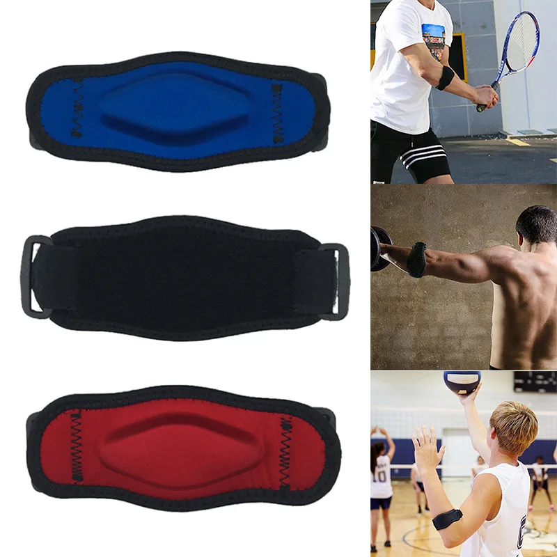 

2pcs Elbow Guard Adjustable Elbow Compression Support for Basketball Tennis Sports ED-shipping