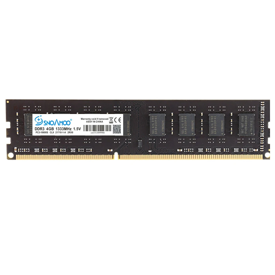 SNOAMOO Настольные ПК RAMs DDR3 2G 4G 8G 1333 МГц 1600 240-Pin память 1 5 в DIMM для AMD без ECC пожизненная