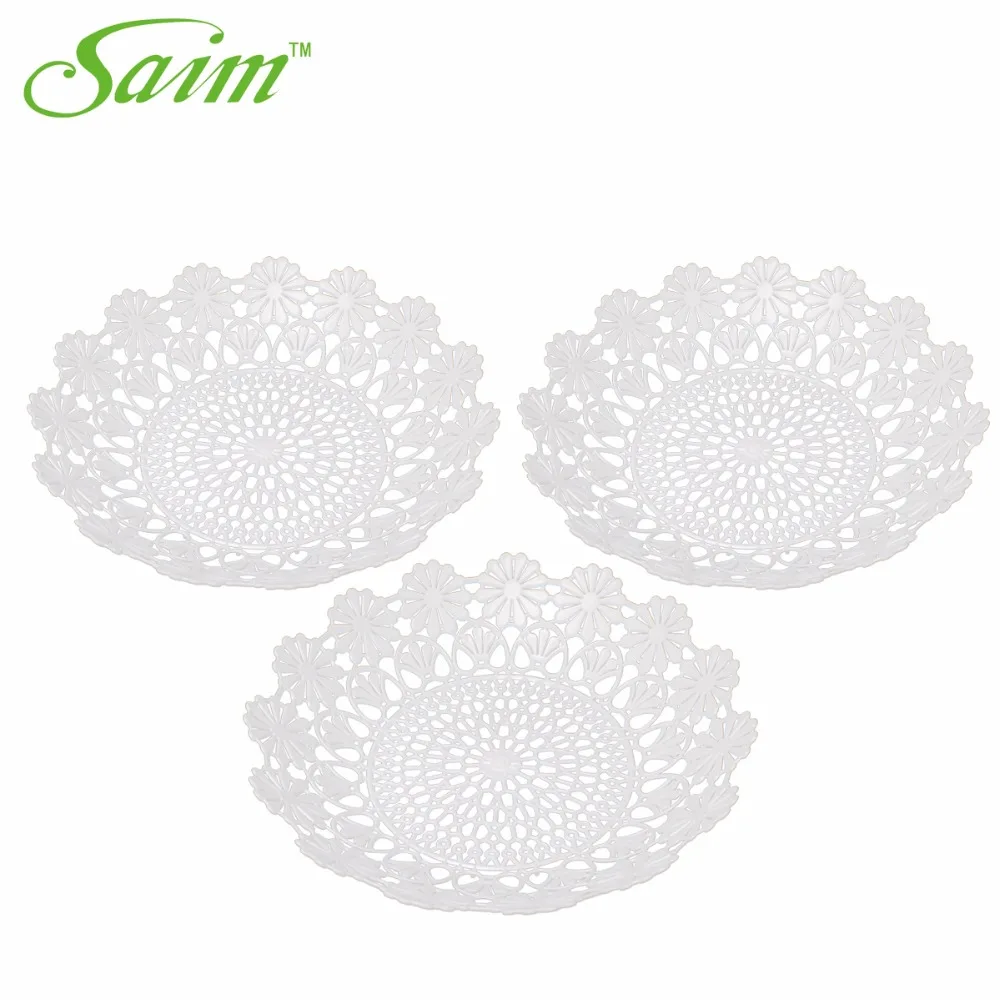 3 шт. посуда креативный пластиковый поднос круглый фруктовый закуска Еда