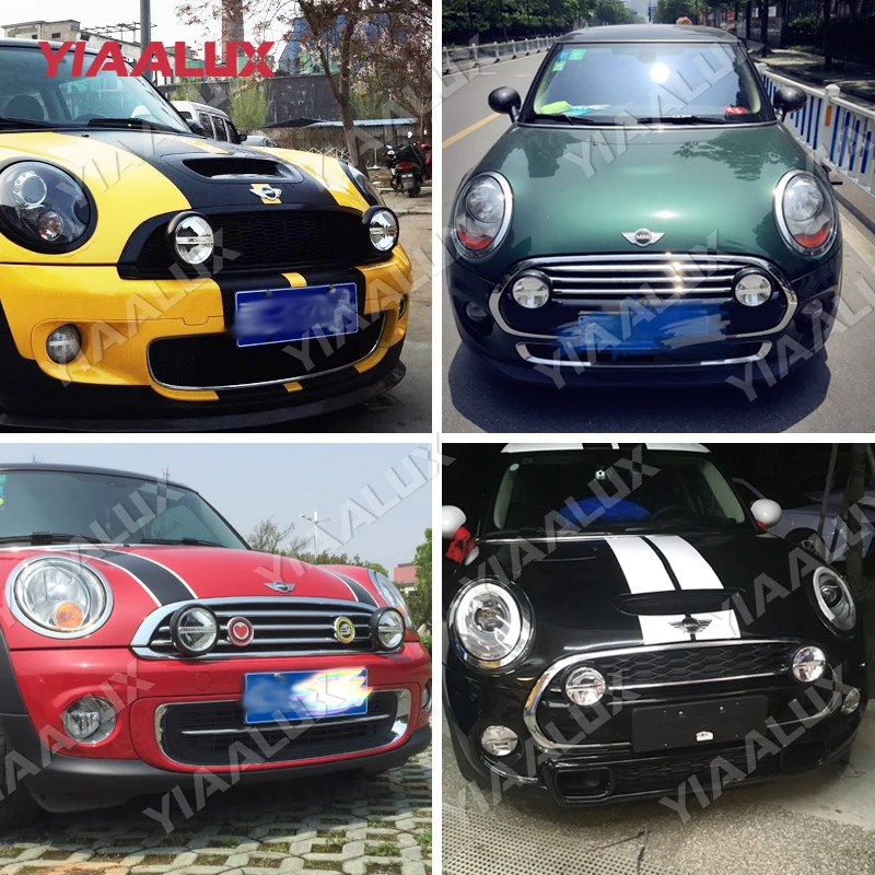 Черный светодиод ралли дальнего света для MINI Cooper светодиодные передние фары
