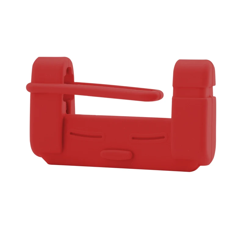 Red-1pcs Для smart 453 451 Fortwo Forfour Автомобильная Пробка на ремне, силиконовый защитный чехол, аксессуары для автомобиля, модификация, украшение - Название цвета: Red-1pcs