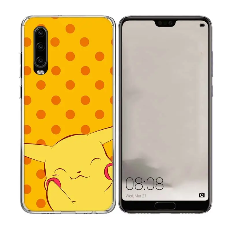 Пикачу тематика карманных монстров популярный чехол для телефона huawei P20 P30 Lite рro P8