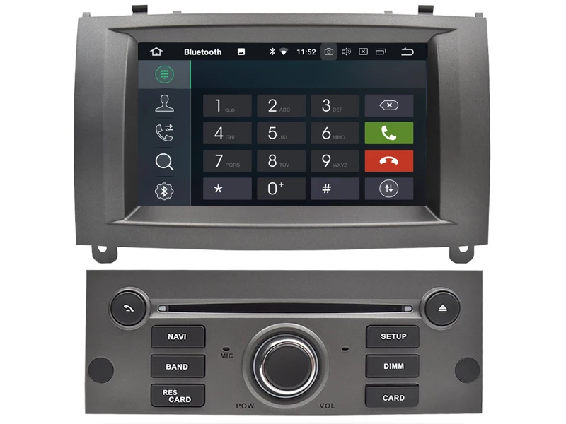 Германский запас! WITSON для PEUGEOT 407 автомобильный dvd плеер gps Android 9 0 ips HD экран Радио