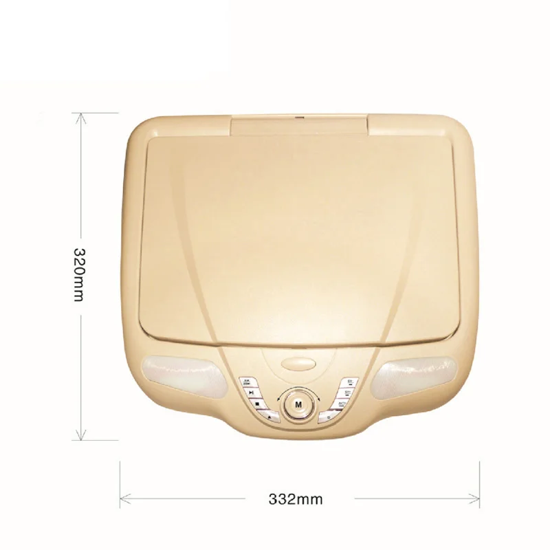 12 1 дюймовый потолочный откидной MP5 Монитор TFT lcd 128*800 dvd плеер с USB/SD/MP5/IR/FM