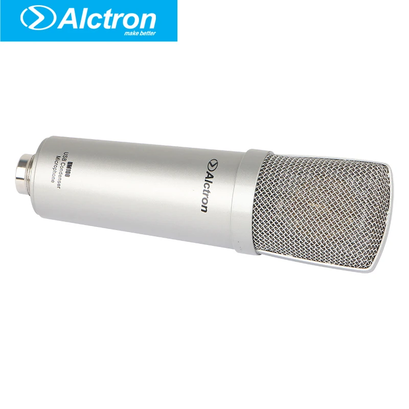 Alctron UM100 профессиональный микрофон записи PRO USB конденсаторный Компьютер студии |