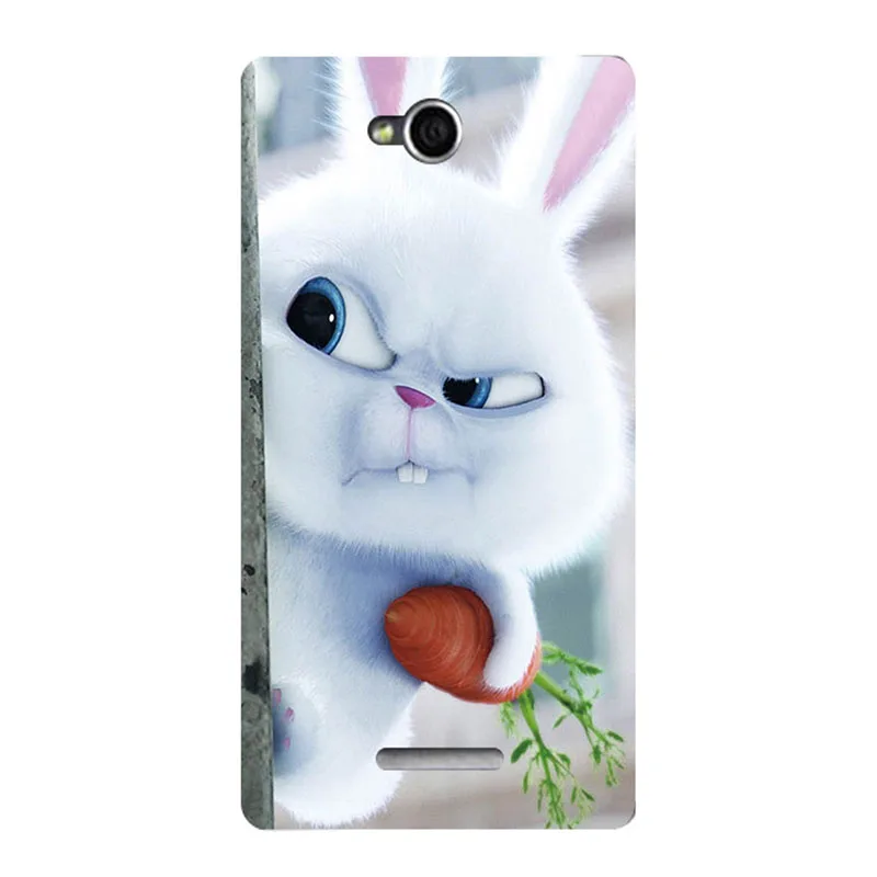 Милый чехол для телефона Sony Xperia C S39H C2305 2305 мягкий силиконовый из ТПУ с