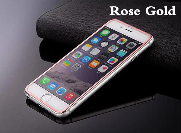 Rose Gold 3D закругленные края прозрачное закаленное стекло полное покрытие для iPhone 7 плюс 7 титановая защитная пленка протектор экрана для iPhone 6 6s - Цвет: Rose Gold