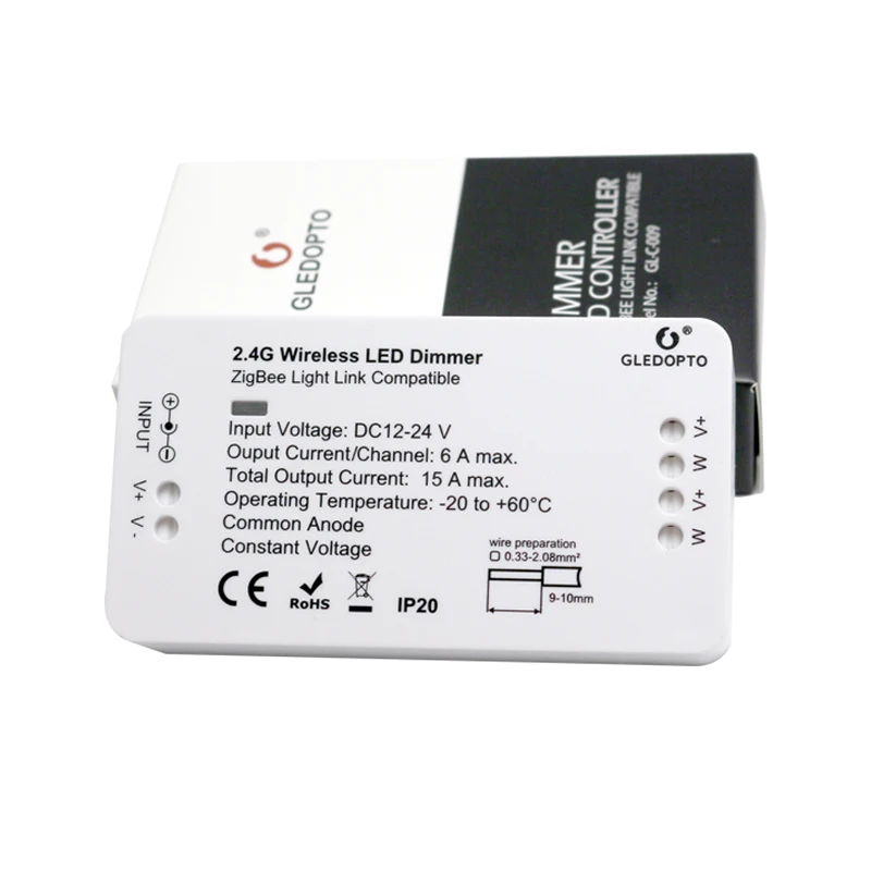 Новый ZIGBEE выключатели со светодиодным индикатором мост умный дом Inteligent тусклый DC