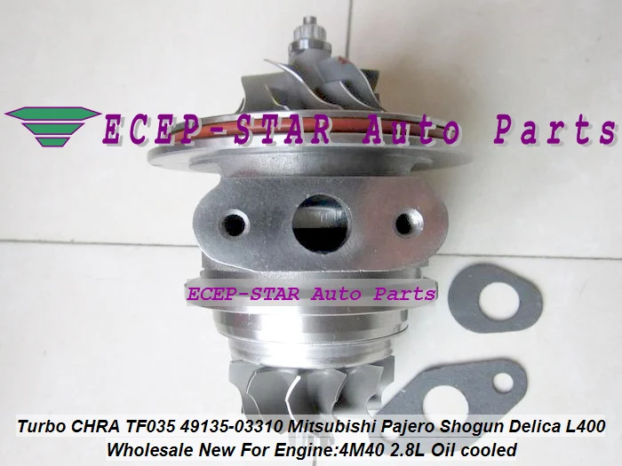 Бесплатная доставка турбокартридж с масляным охлаждением CHRA Core TF035 49135-03310 49135-03130