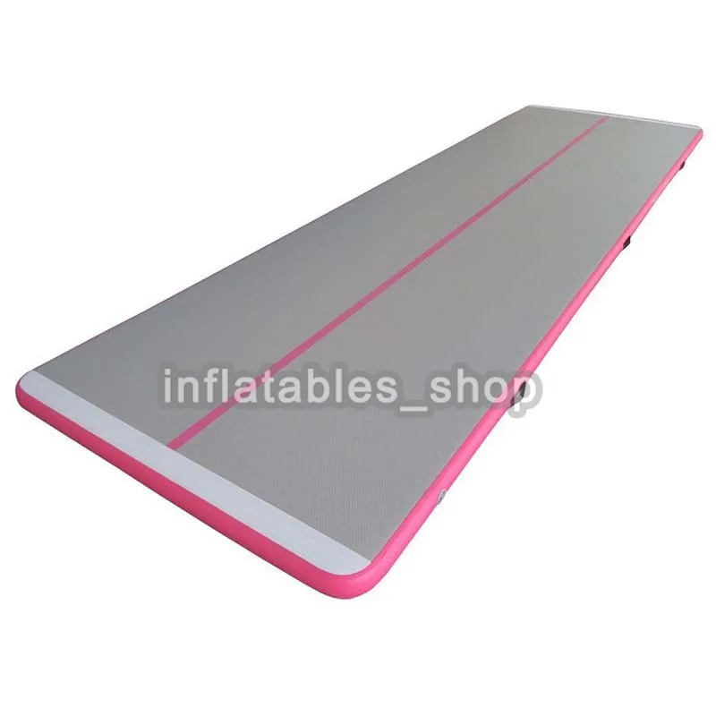 Free Shipping Pump Whole Sales Pink Color 3x1m Inflatable Air Tumble Track/Double Wall Fabric Airtracks For Sale | Игрушки и хобби