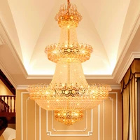 crystal chandelier lights fixture modern chandelier led lamps home indoor lighting long hanging light ac90v 260v d100cm h150cm