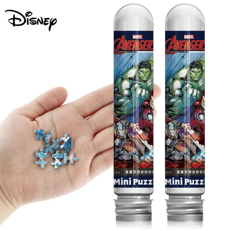 Disney Мстители 150 шт пробирки пазл мини игры игрушки для детей взрослых обучающая
