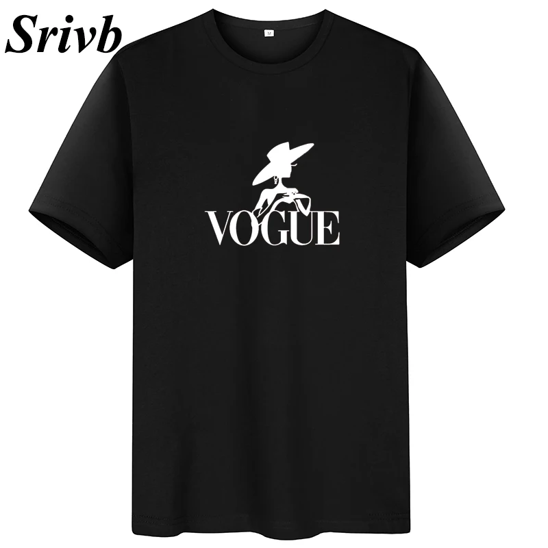Женская футболка с буквенным принтом Srivb Vogue летняя повседневная коротким
