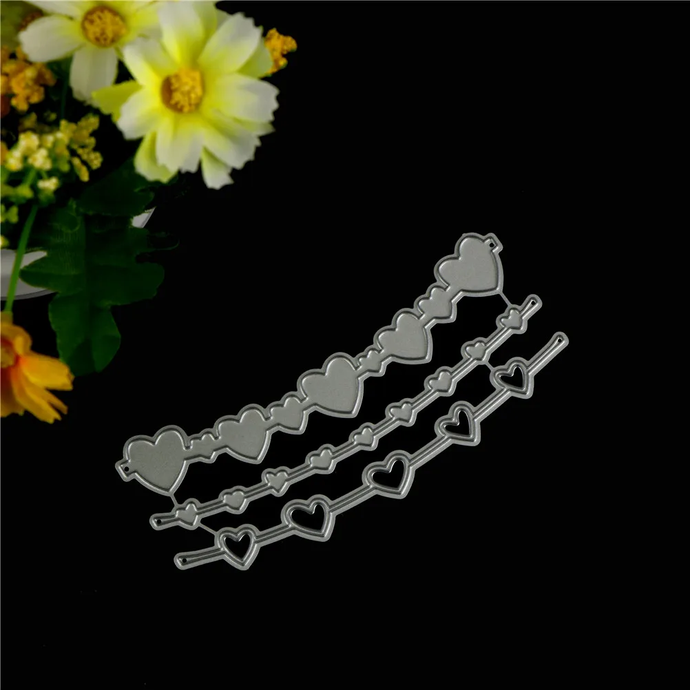 3 шт. любовь/отсутствующие баннеры металлические резные штампы прессованные