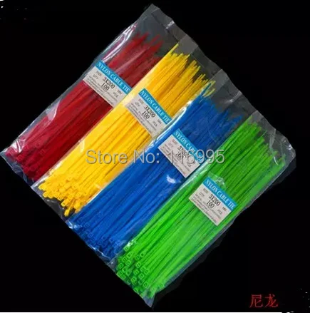 

Бесплатная доставка 500 шт. самоблокирующиеся Нейлоновые кабельные стяжки/3*200 мм белые опционально/пластиковые кабельные стяжки