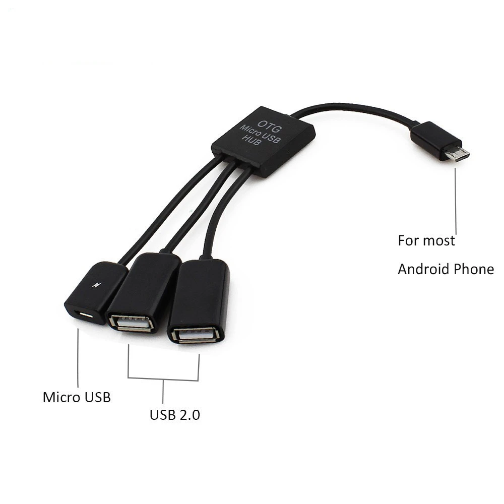 CHYI OTG мульти Порты и разъёмы концентратор USB 2 0 Micro разветвитель комбо хаб адаптер