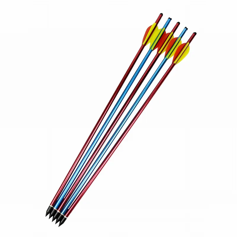 5 шт./лот алюминий стрел и для стрельбы из лука под 15/17/20 дюйм (ов) Охотный арбалет с