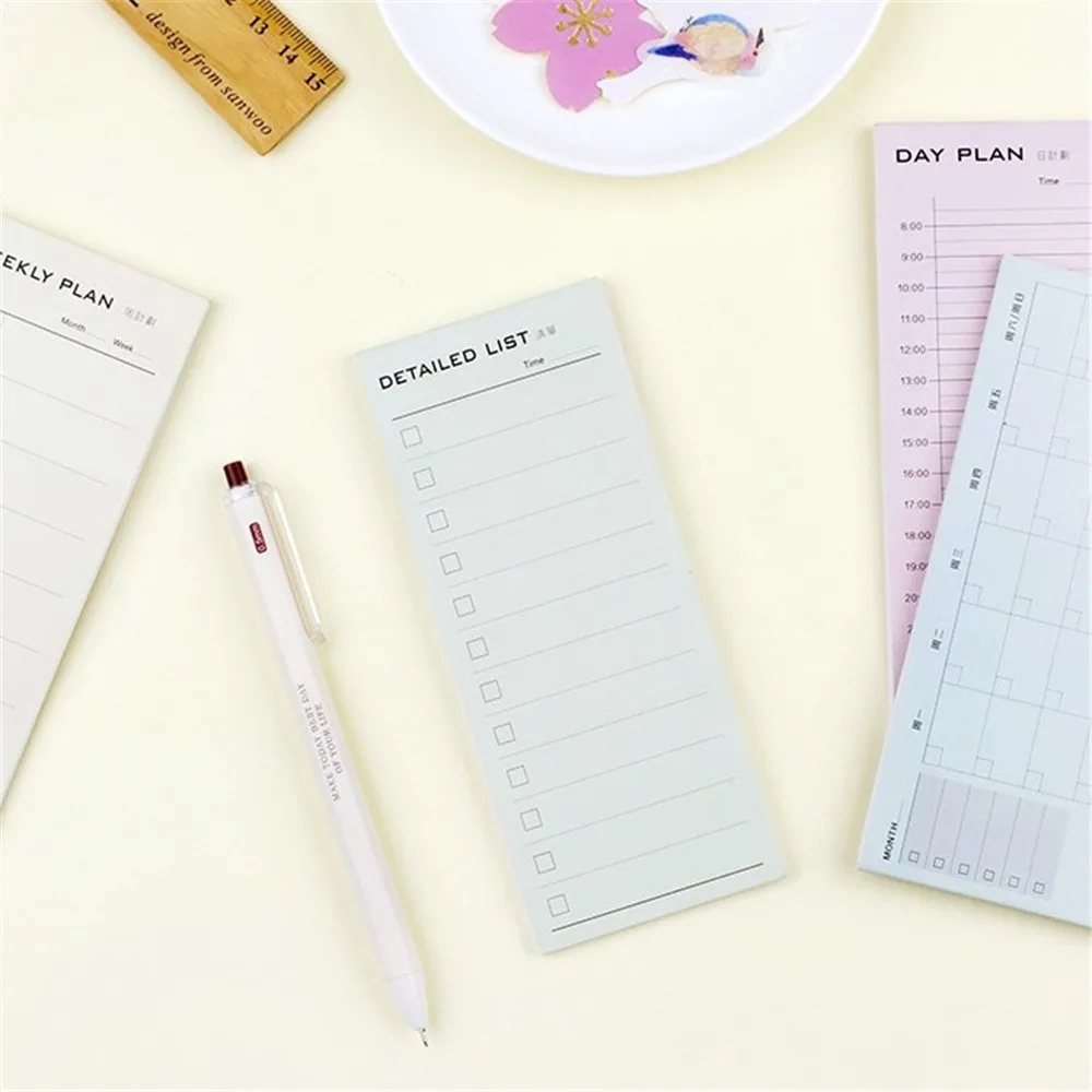 1 шт. план дня недели месяца детальный записная книжка блокнот тетрадь для
