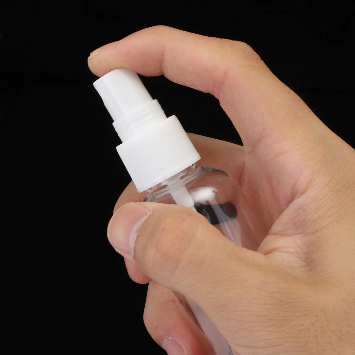 10 шт. 60 мл прозрачные пластиковые Портативный пустая бутылочка с распылителем