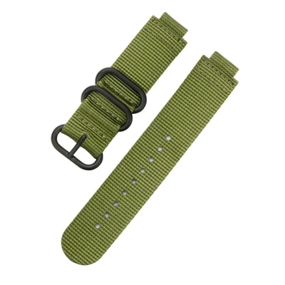 green black buckle Холст нейлоновый ремешок для наручных часов Garmin forerunner 735XT/220/230/235/620/630 ремешок для наручных часов, нейлоновый ремешок для наручных часов Garmin forerunner ремешок Ремни - Цвет: green black buckle