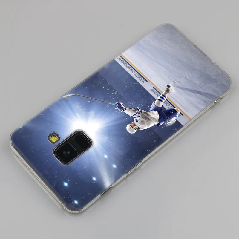 С надписью I Love хоккей на льду силиконовый чехол для Samsung Galaxy A50 A30 A10 A40 A6 A8 плюс A9Star