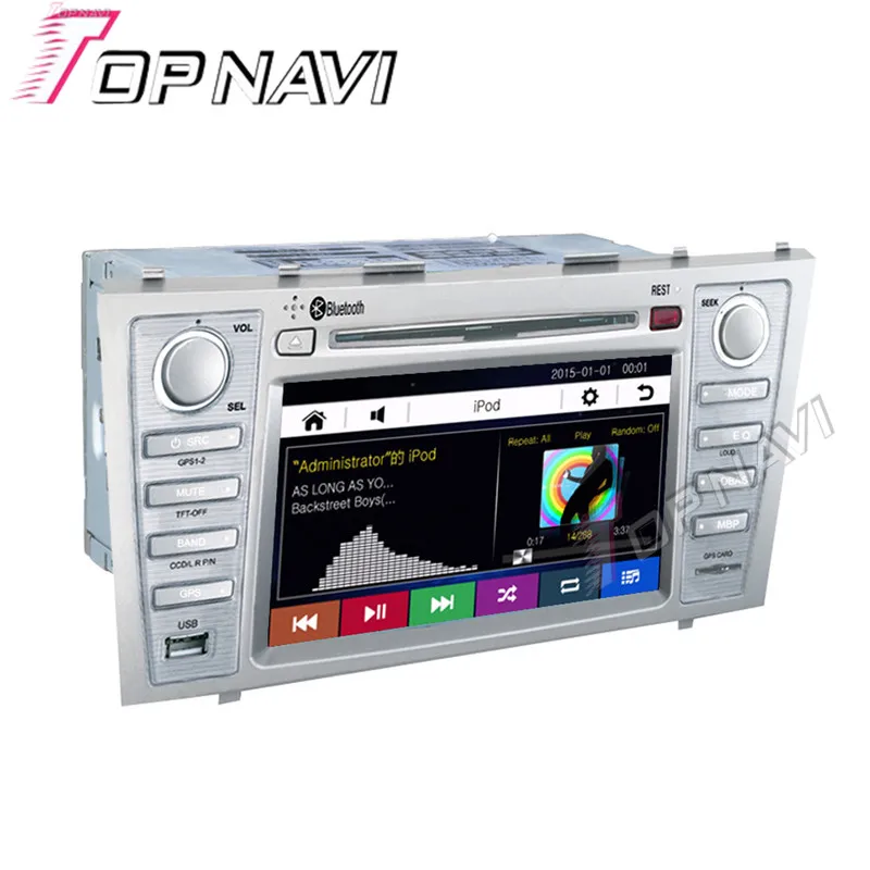 Автомобильная Мультимедийная система Topnavi 7 дюймов DVD GPS для Toyota Camry 2007 2008 2009 2010 2011
