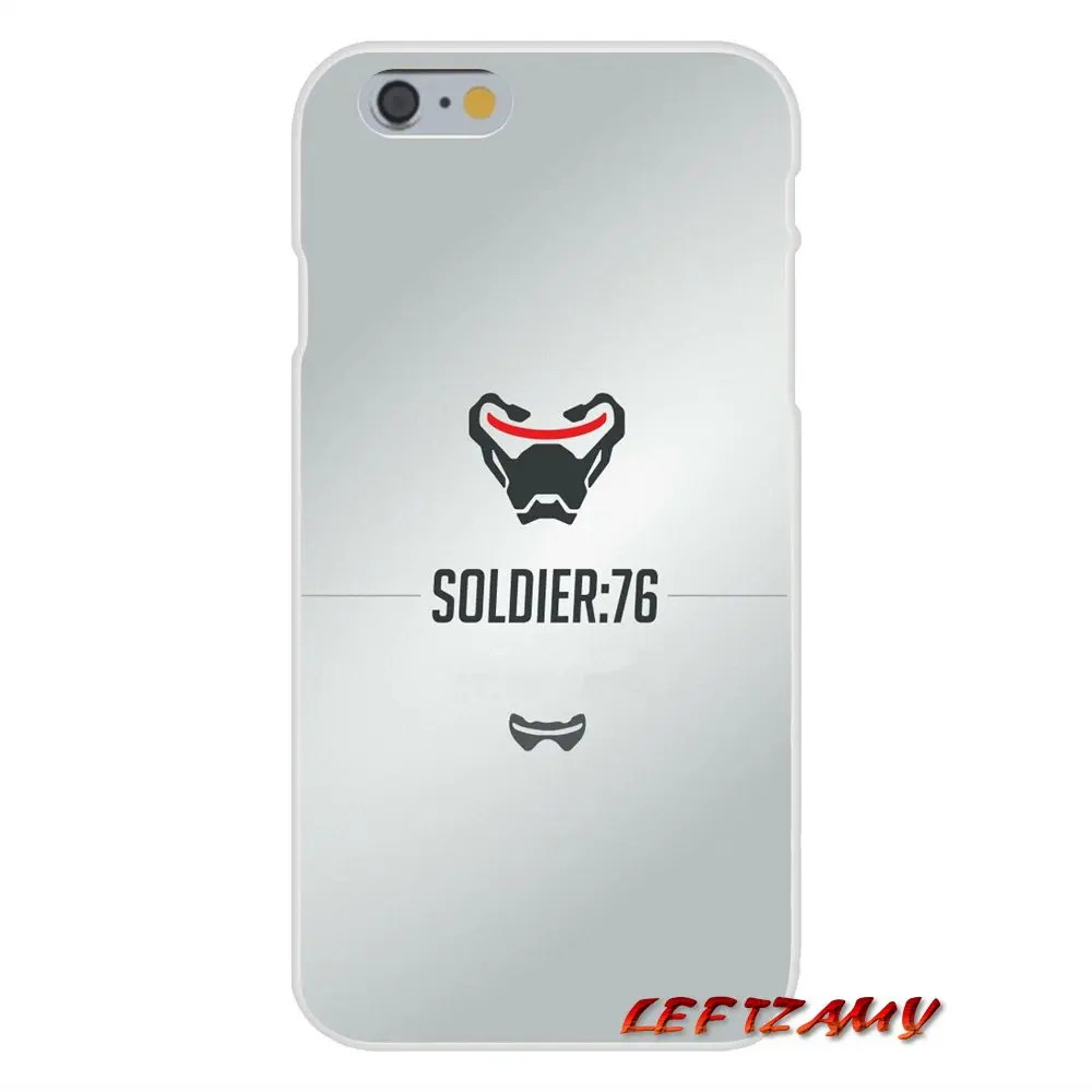 game Overwatch OW Soldier 76 For Samsung Galaxy S3 S4 S5 MINI S6 S7 edge S8 S9 Plus Note 2 3 4 5 8 Accessories Phone Case Covers | Мобильные