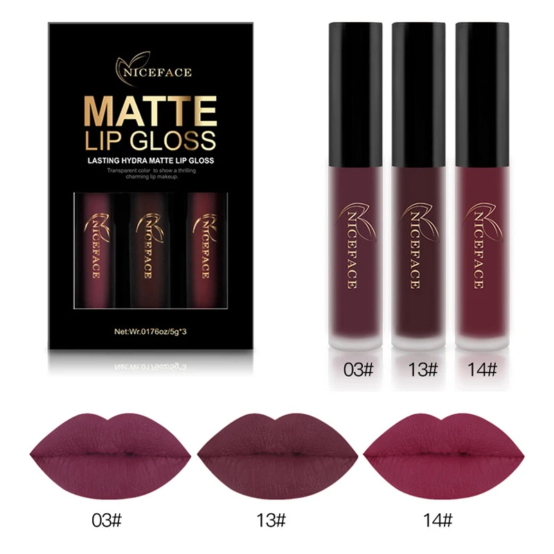 Hotest Nude Batom Mate блеск для губ макияж жидкая губная помада с увлажняющим действием
