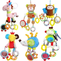 baby toys 0 12 months baby mobile stroller rattles newborn plush bird dolls bed bells for kids babies silicone teether