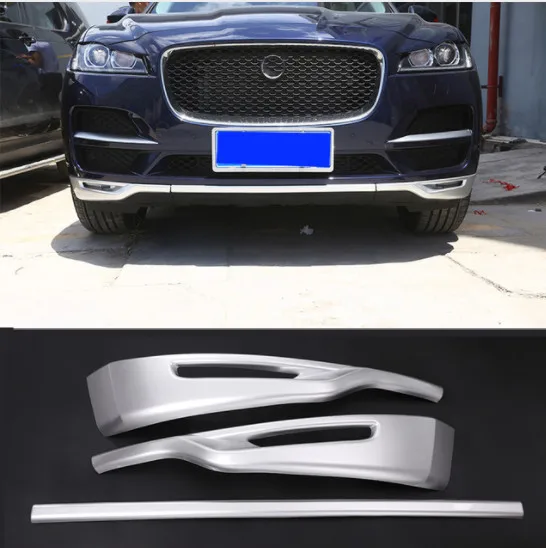 Для Jaguar F-Pace F Pace Prestige Premuim 2016 2017 2018 автомобильный Стайлинг ABS Матовый Хром передний