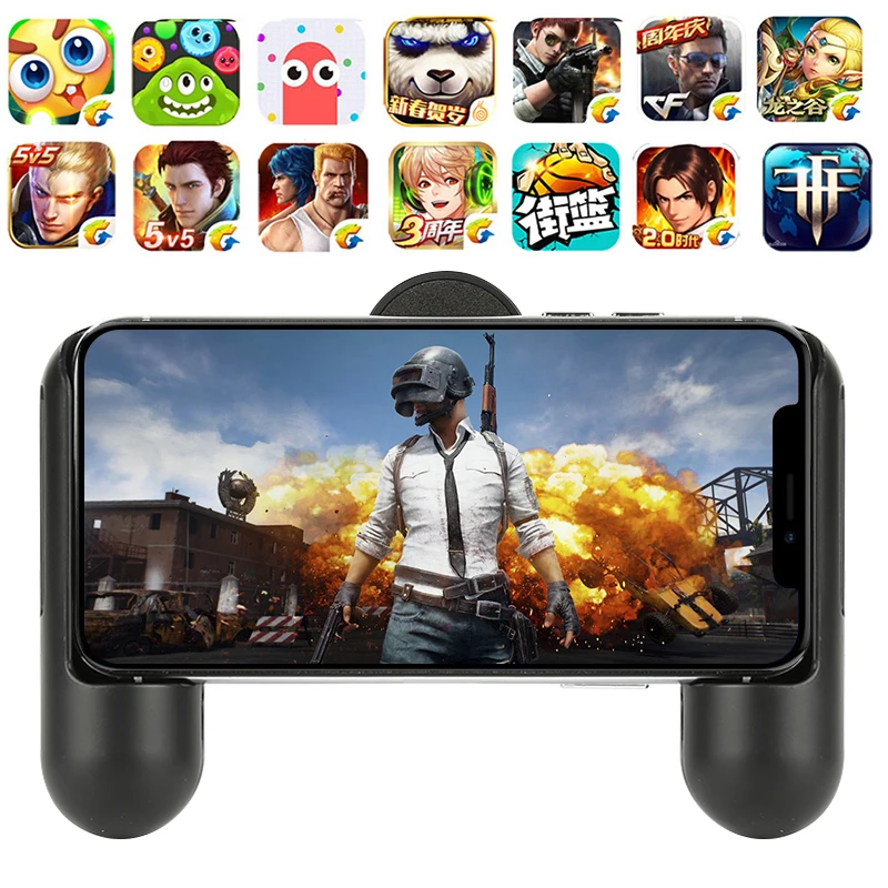 Металлический PUGB mobile Free Fire L1 R1 для iPhone xiaomi samsung android ios Телефон игровой джойстик геймпад игровой коврик ручка