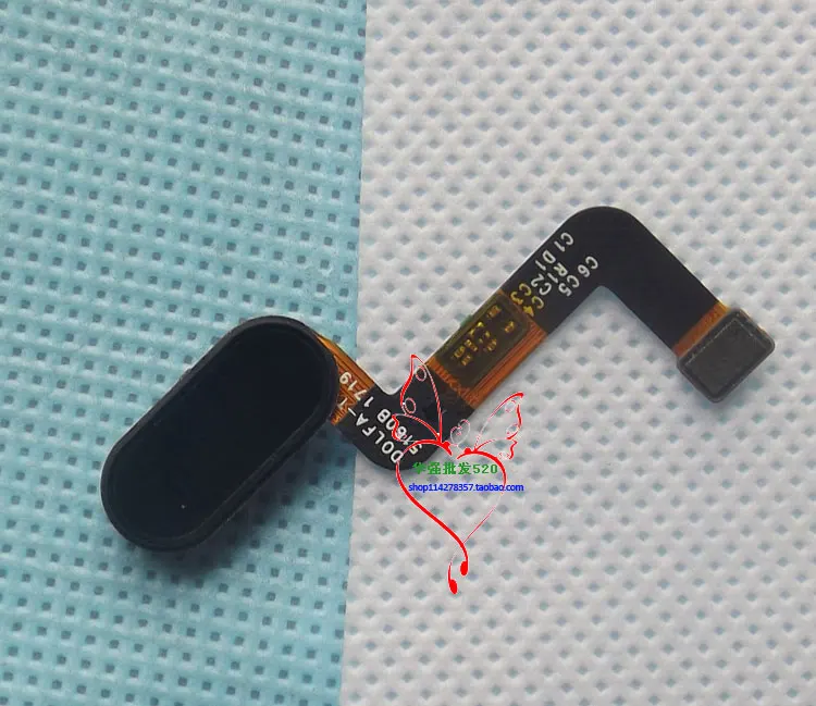 Шлейф для сенсора отпечатков пальцев ulefone gemini pro черный/золотой|flex cable|button flex cableflex