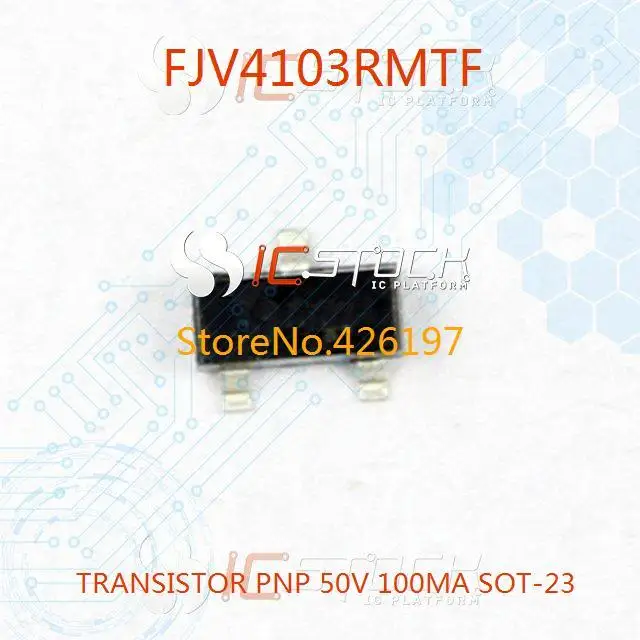 Бесплатная Доставка FJV4103RMTF ТРАНЗИСТОР PNP 50 В 100MA SOT 23 4103 FJV4103 100 ШТ.|pnp fabric|pnp npnpnp sensor |