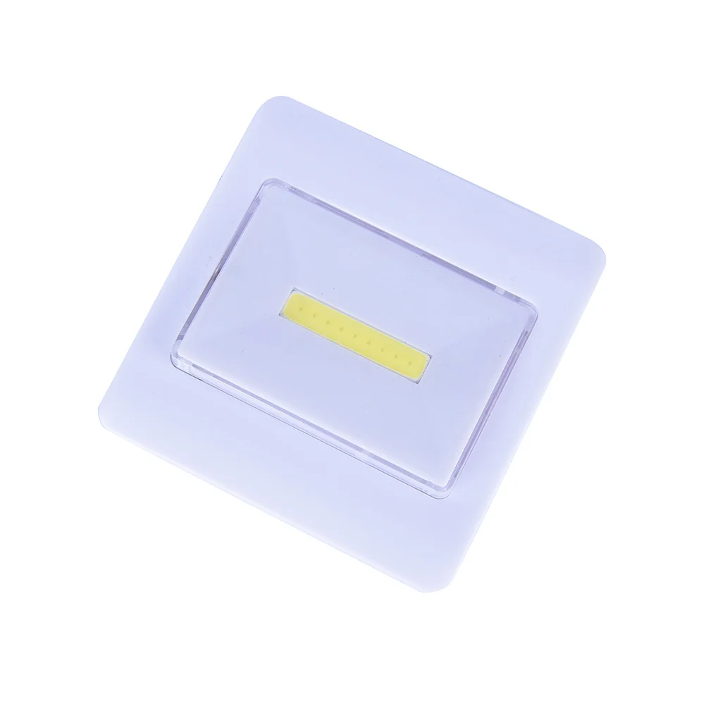 

Ultra Bright Magnetic Mini COB LED Wall Light Night Lights Camp Lamp Battery Operated With Switch Magic Tape For Garage Closet