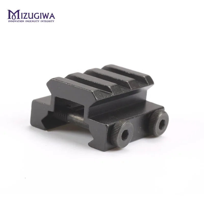 MIZUGIWA 1/2 &quot3 слотовый низкая Riser Вивер Picatinny кронштейн для прицела крепление рельса