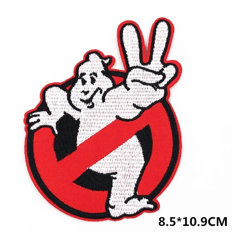 2 шт вышитые железные на Ghostbusters Ghost Patches Одежда патч значок сделай сам для одежды