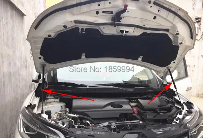 front hood Engine cover supporting Hydraulic rod Strut spring shock Bars bracket For 2010-2017 RENAULT KADJAR | Автомобили и