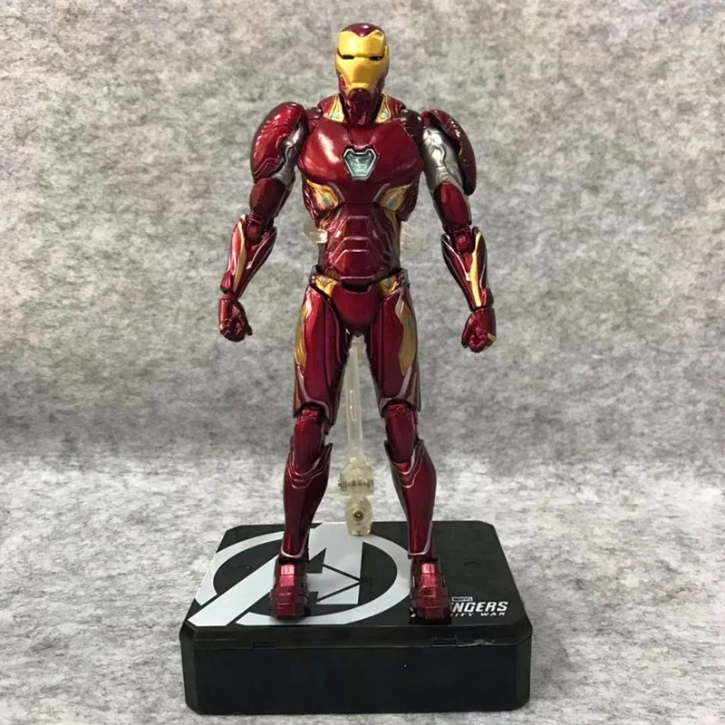 Фигурка Marvel MK50 Deluxe Edition Железный человек передвижная шарнирная фигурка игрушки